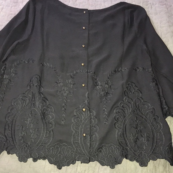 Black Long sleeve blouse - Picture 4 of 4